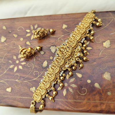 Aarthi Temple Designer Chocker Set-Version 3