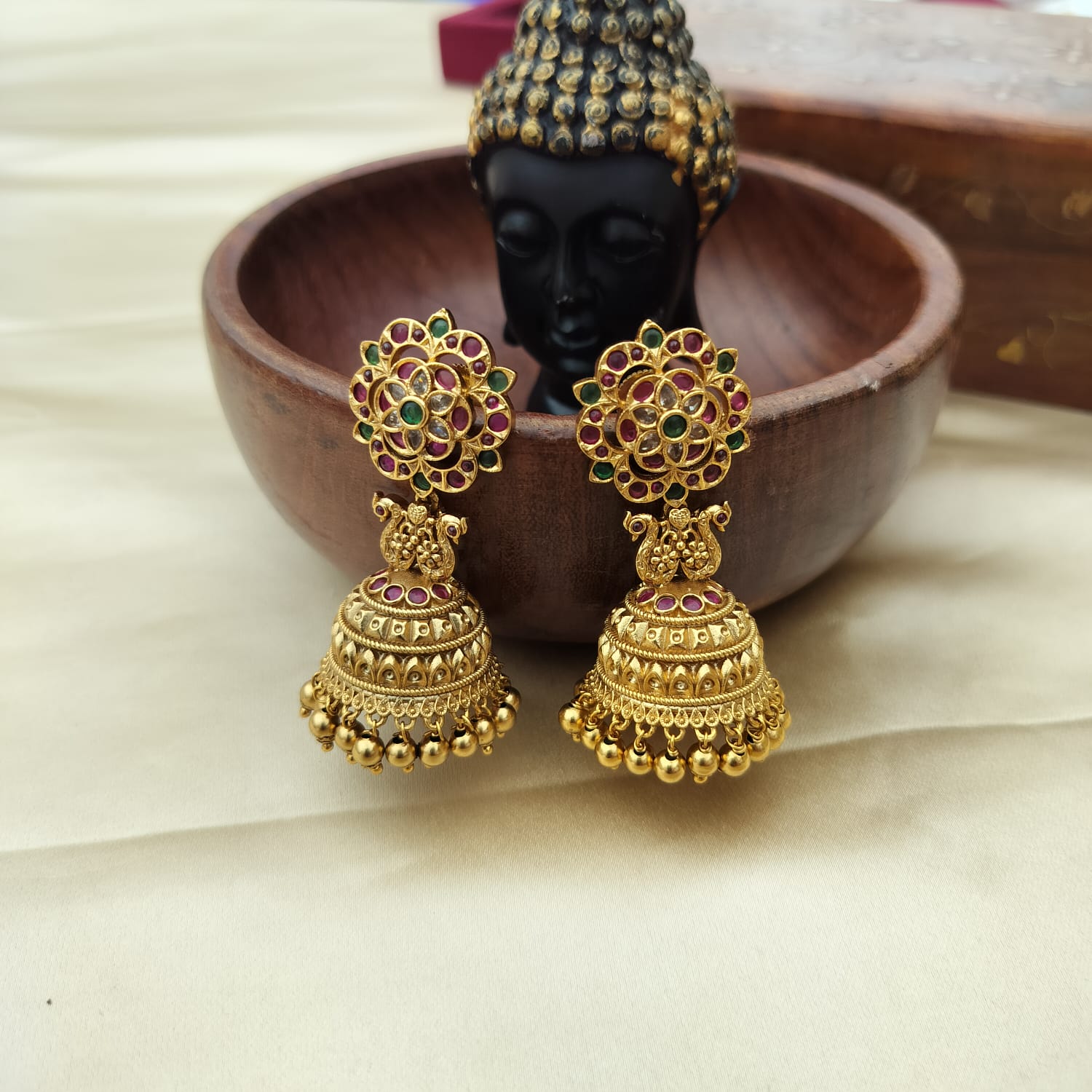 Floral Bridal Jumka