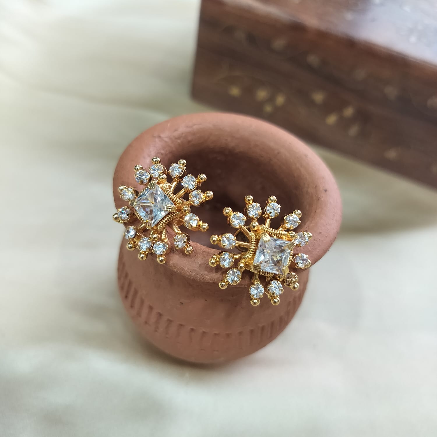 Panchaloha Earing - Plate