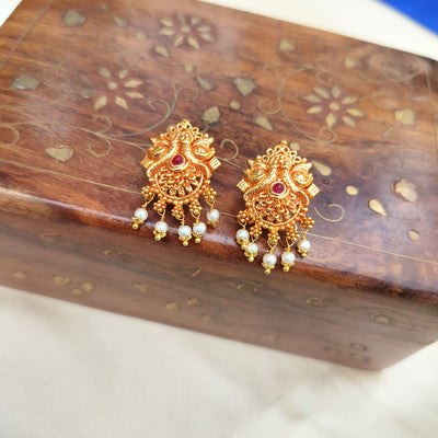 Sita - Panchaloha Earing Studs - V1