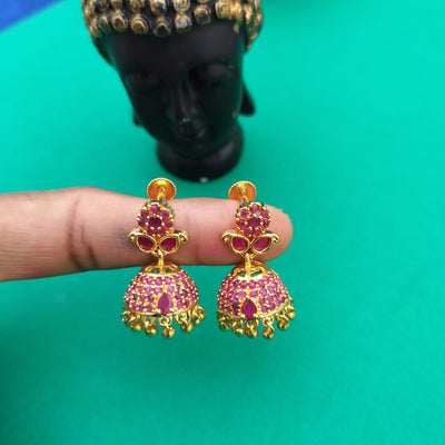 Floral American Diamond Earings