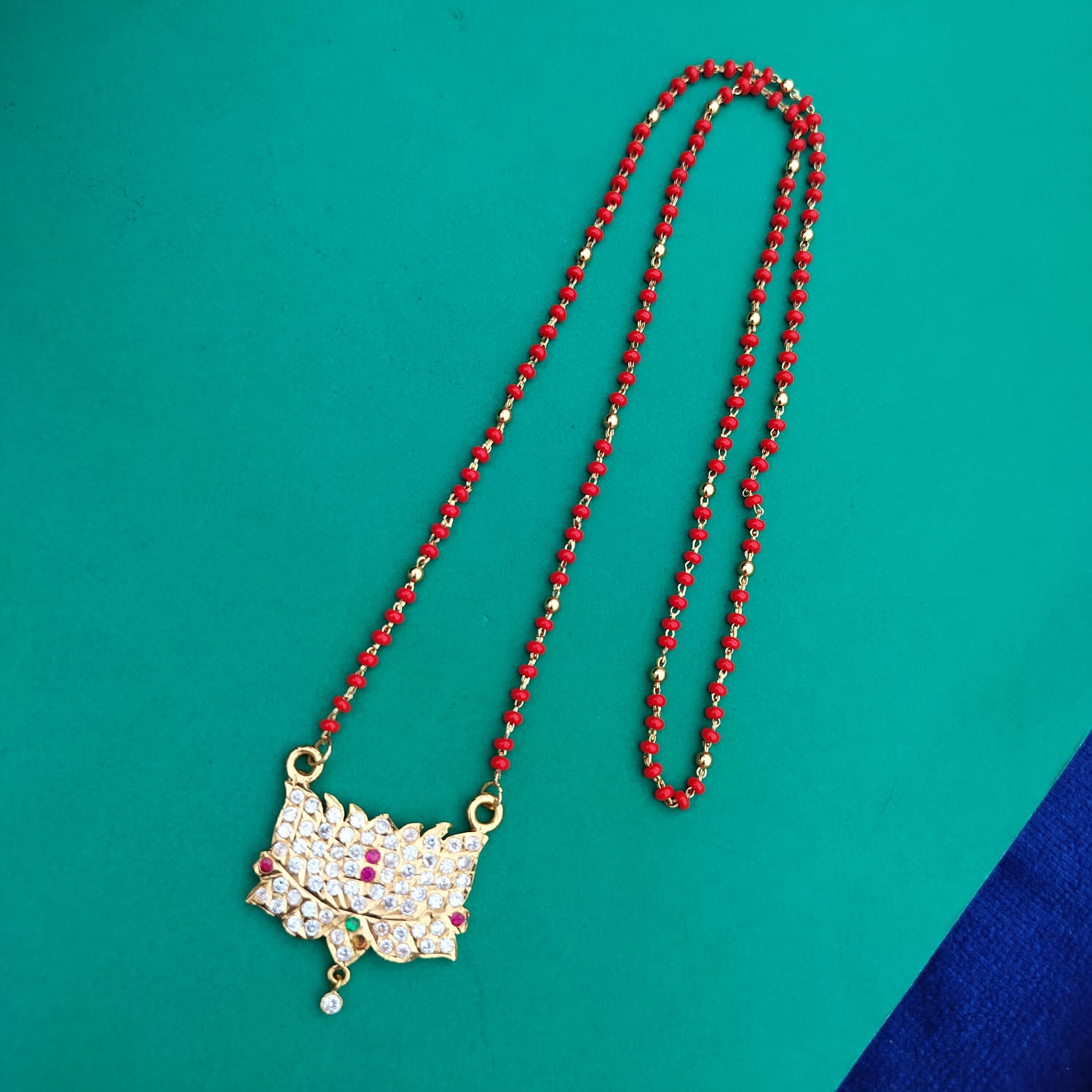 panchloha ruby dollar chain