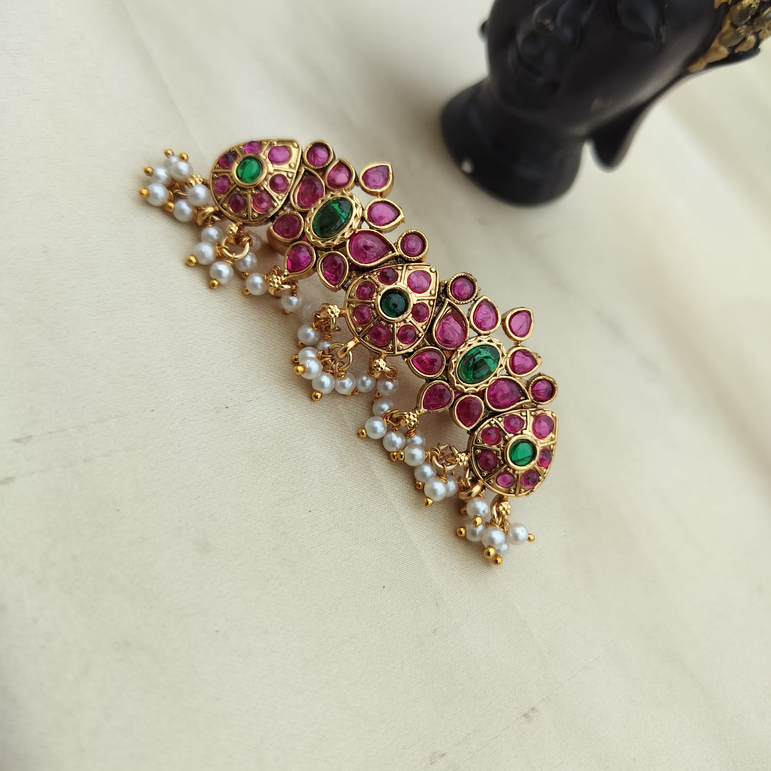 kempu hair clip 