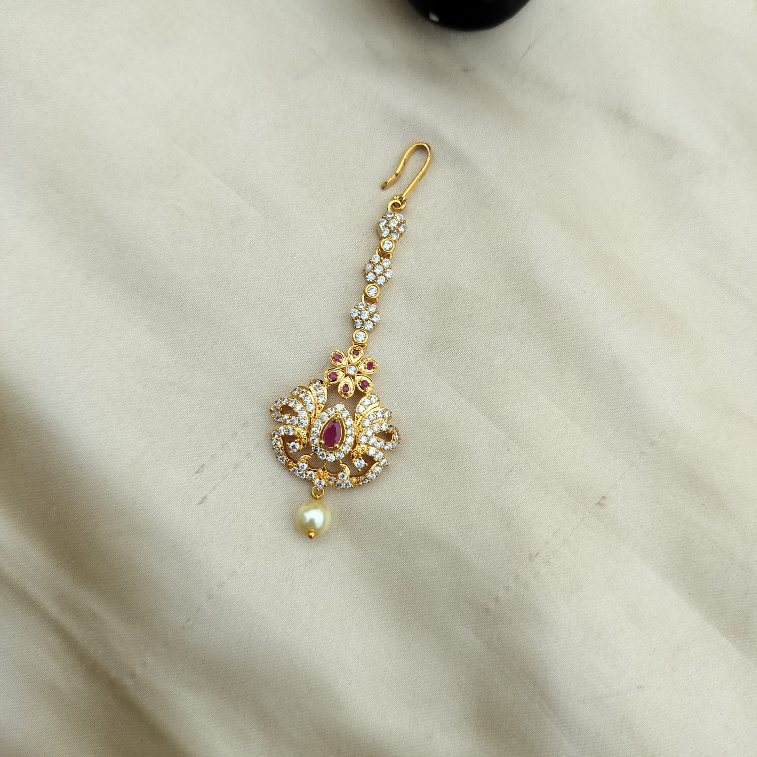 Designer Ruby Centerstone Tikka