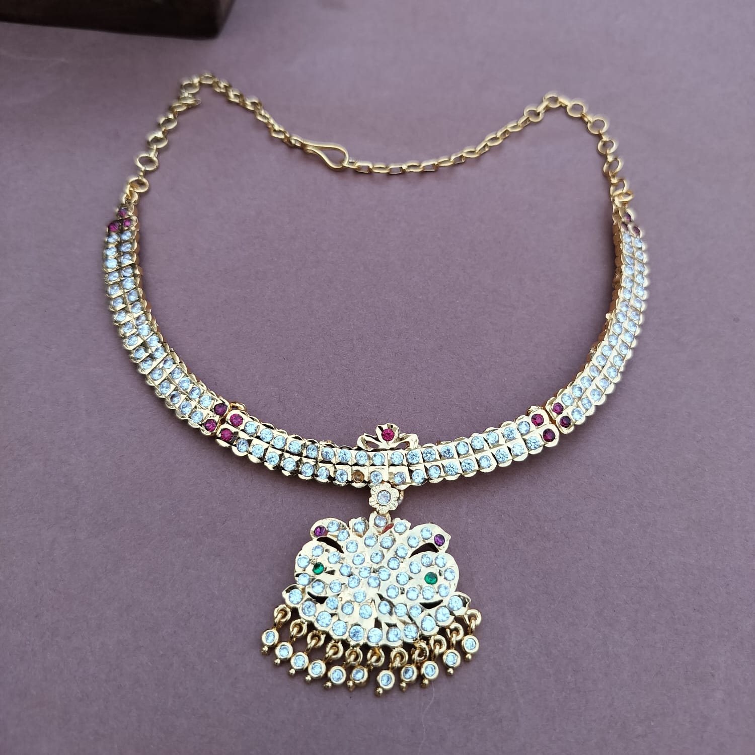 Peacock - Panchaloha Necklace
