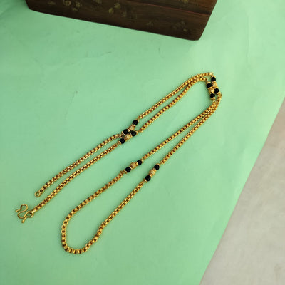 Green beaded chain