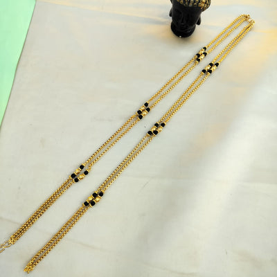 Black Beaded chain