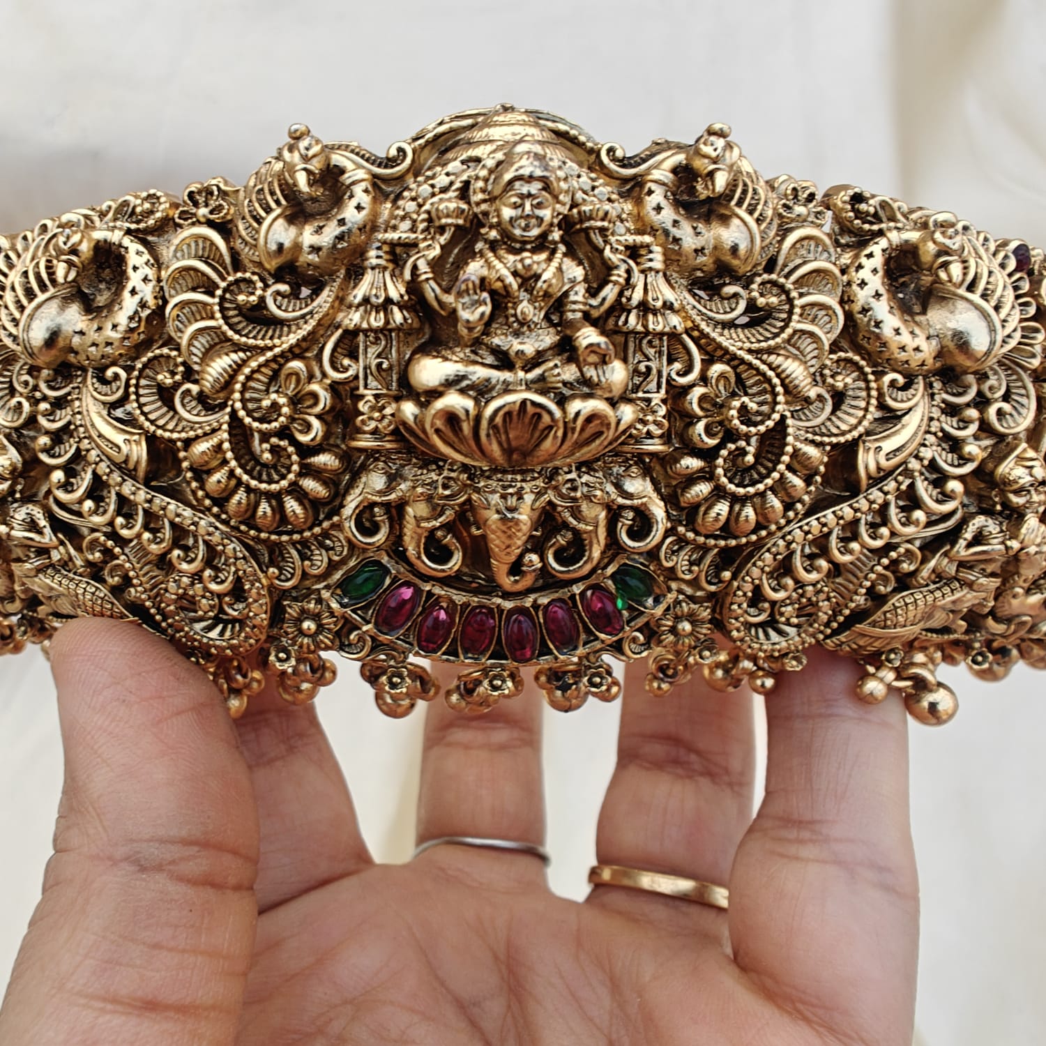Lakshmi - Golden Beaded Hip Belt