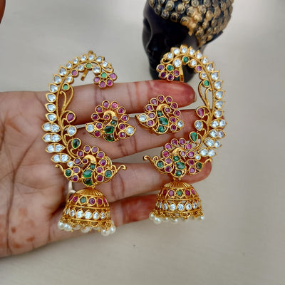  peacock ear cuff