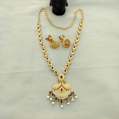 Peacock - Floral Necklace