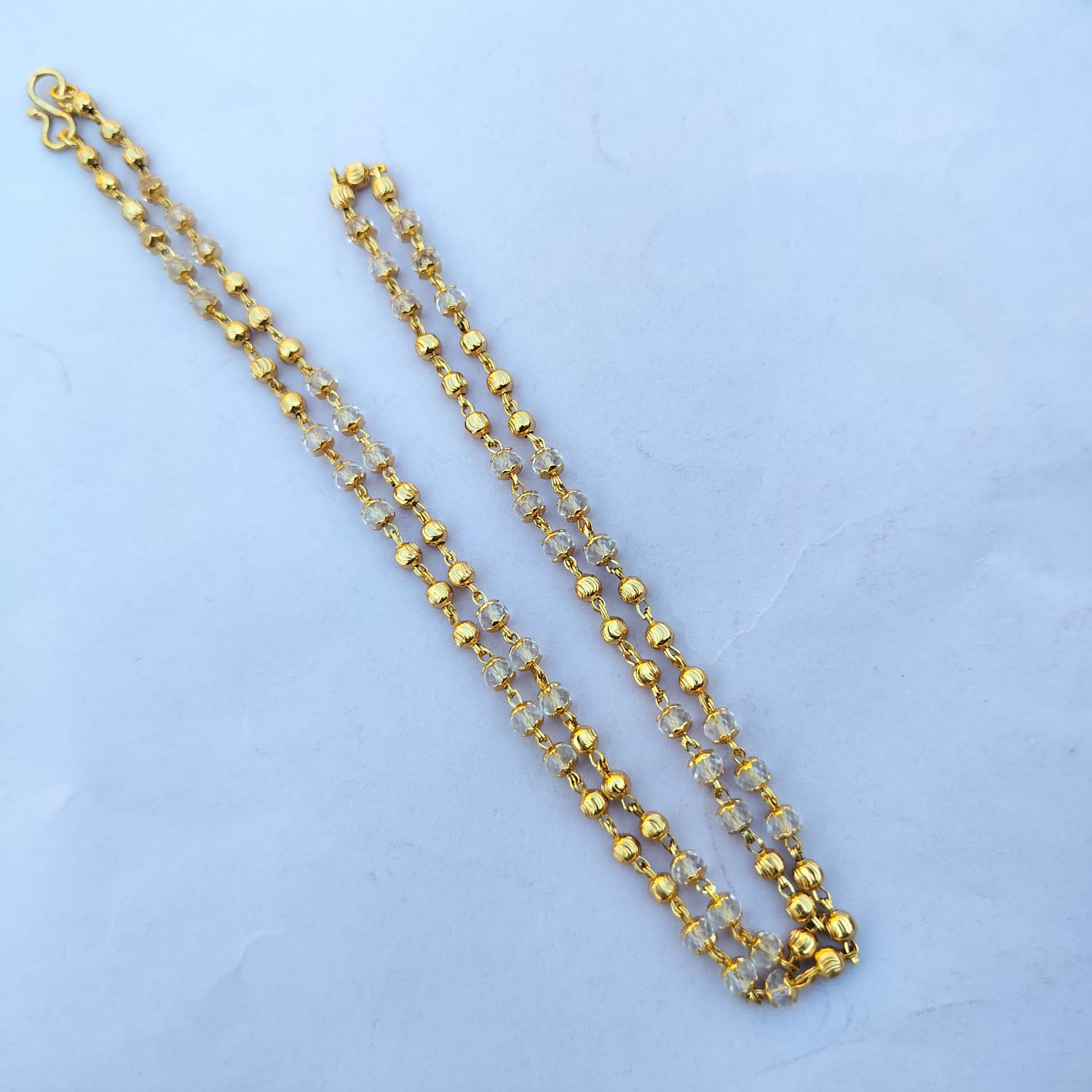 Golden & white Chain