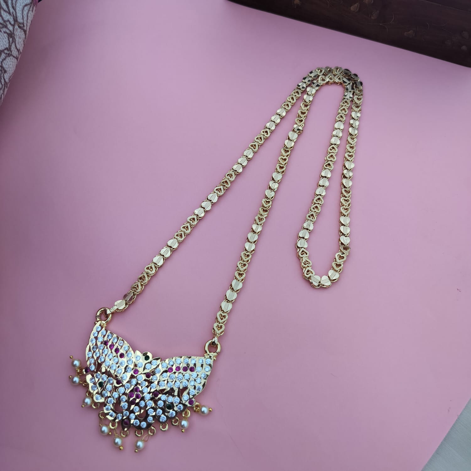 panchaloha dollar chain 