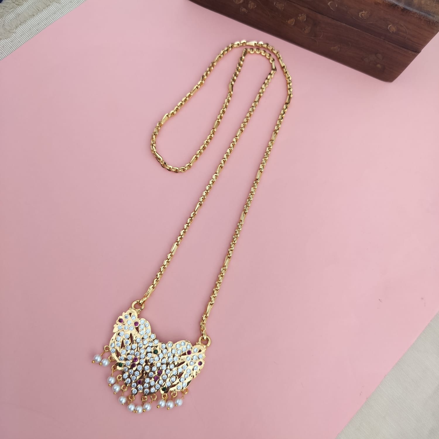 panchaloha dollar chain 