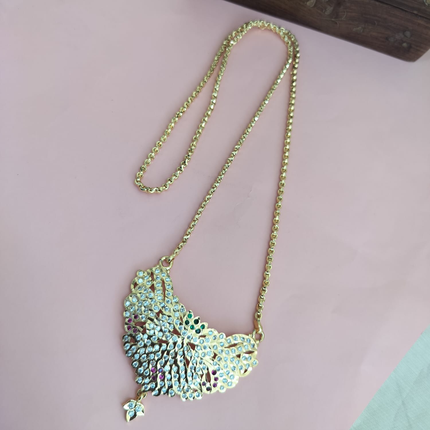 Vaigai Panchaloha Dollar chain