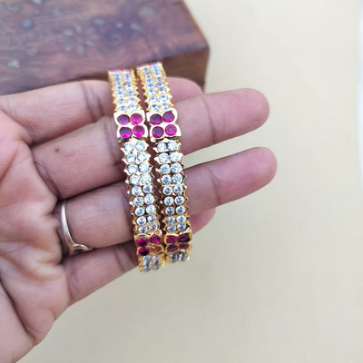 Panchaloha Bangles - Ruby White V1