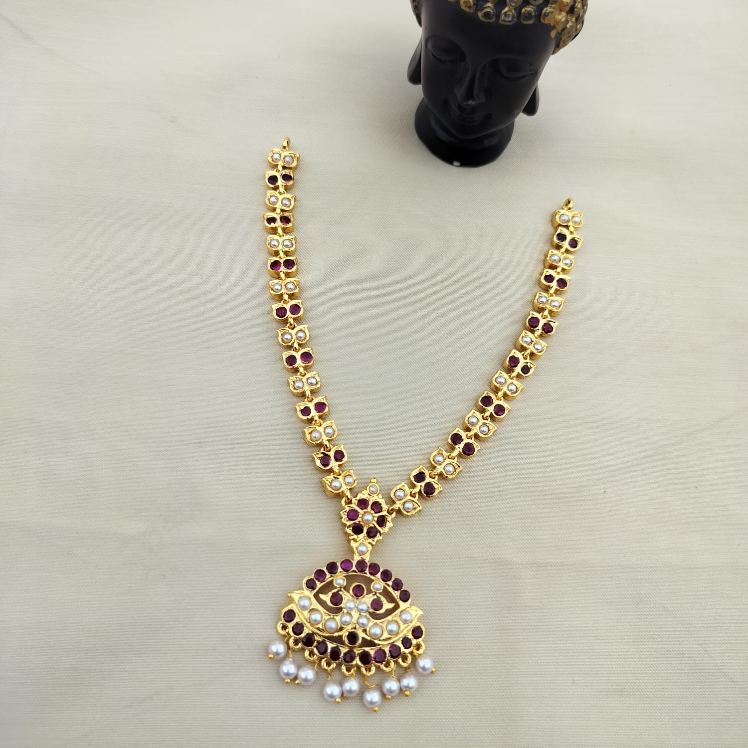 Ruby - Panchaloha Necklace