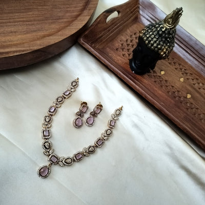 Mulan American Diamond Necklace