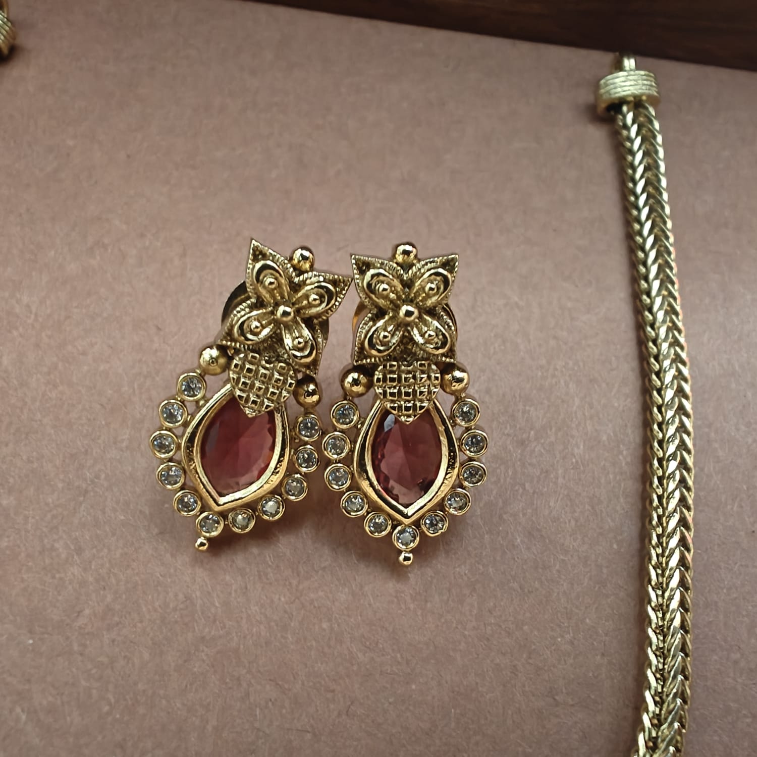 Meena- Ruby Necklace