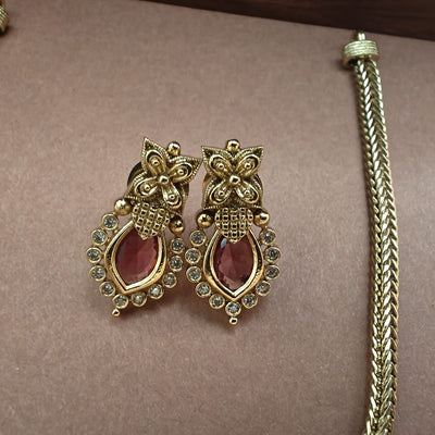 Meena- Ruby Necklace