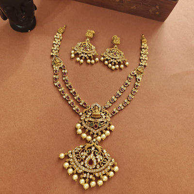 Aditi-Layered Temple Neckpiece