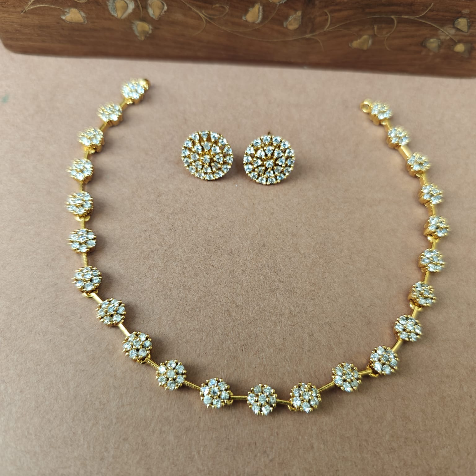 Anvi - Diamond Lookalike Neckpiece