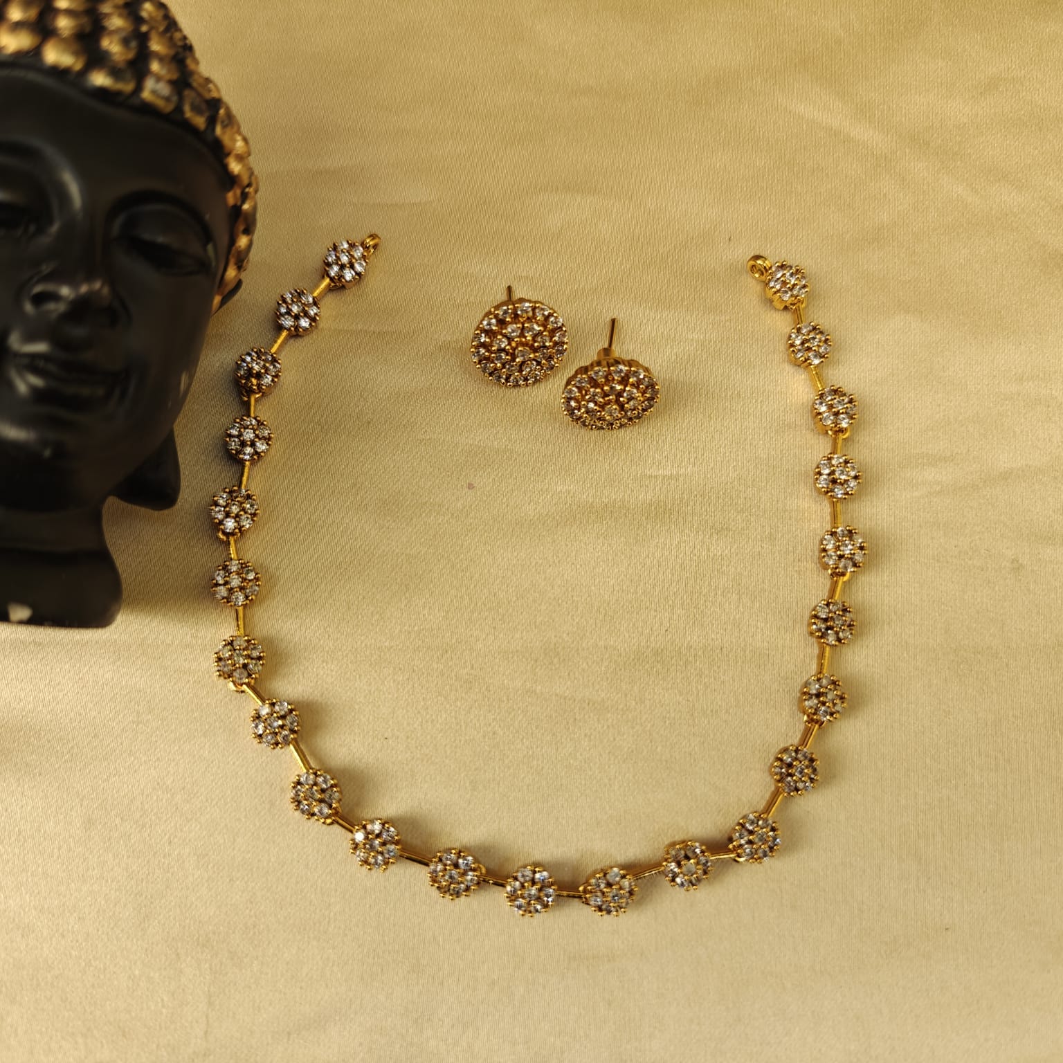 Anvi - Diamond Lookalike Neckpiece