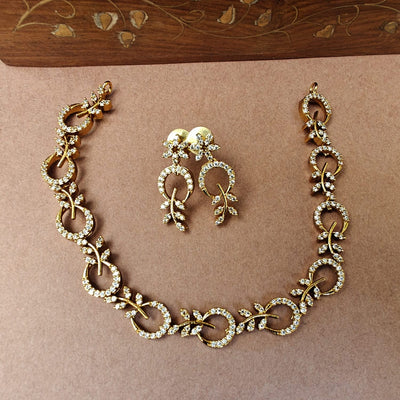 Pragya-Diamond Lookalike Necklace