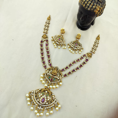 Aditi-Layered Temple Neckpiece