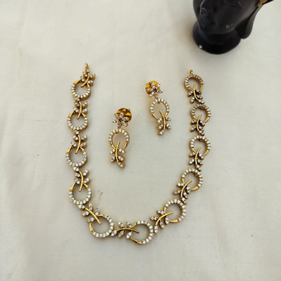 Pragya-Diamond Lookalike Necklace