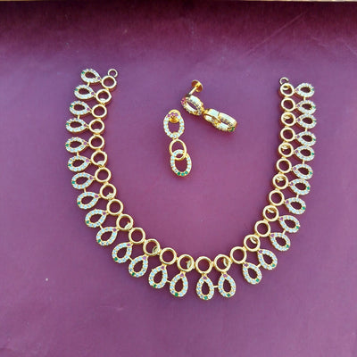 Gold Plated Ad Necklace Set