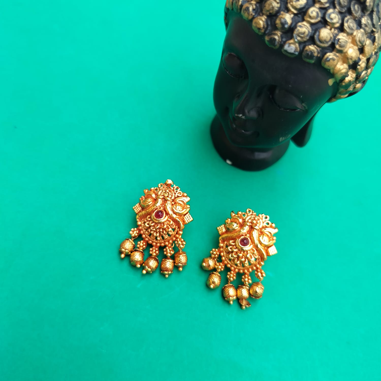Sita - Panchaloha Earing Studs - V1