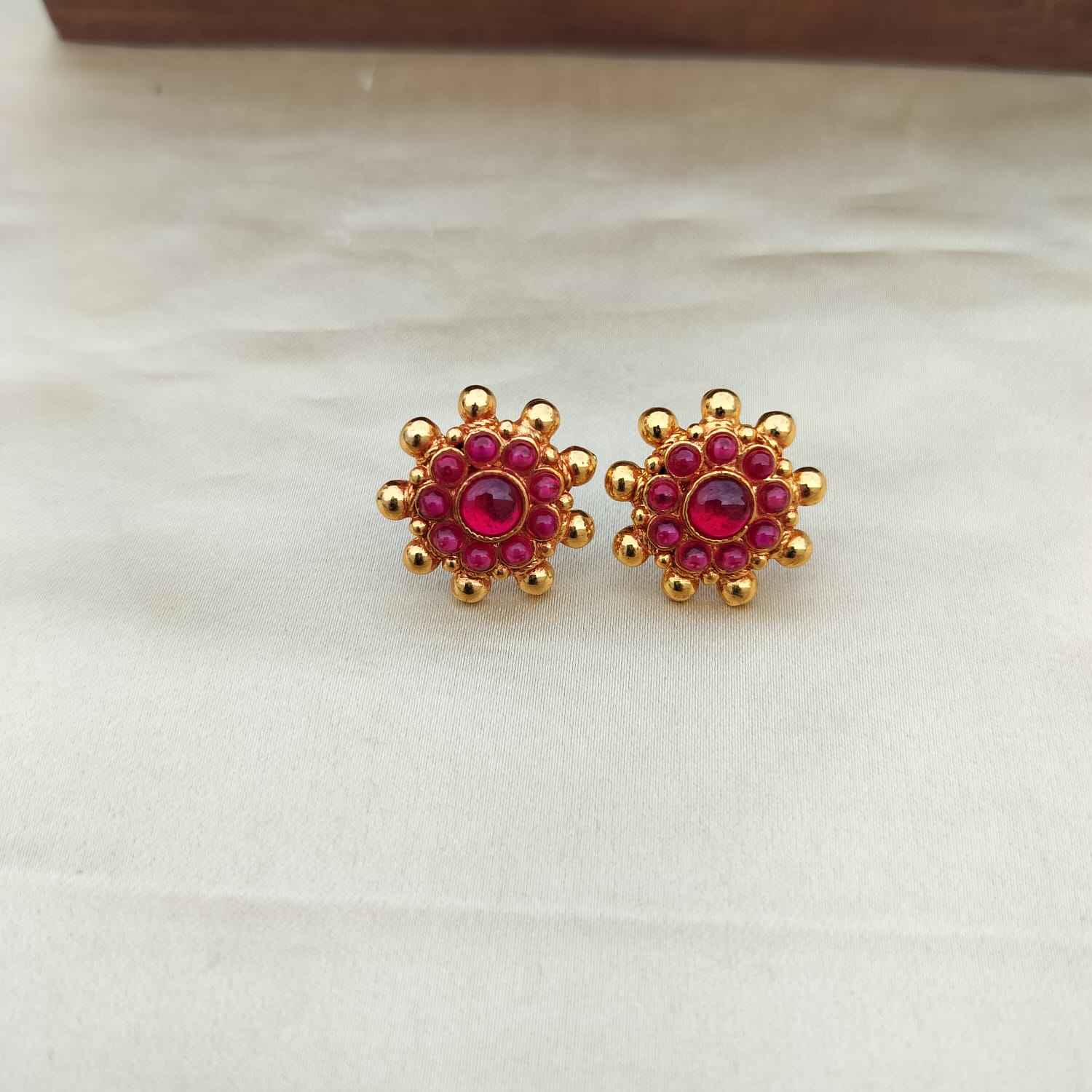 Coral Flower  - Panchaloha Stud