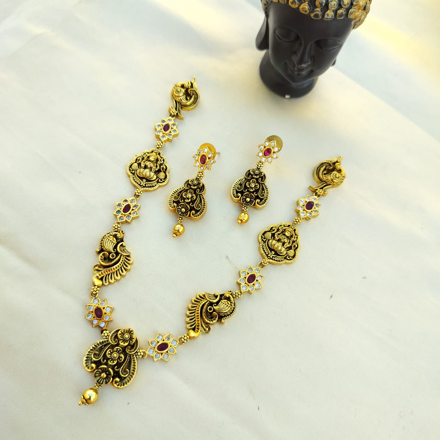 Meena Temple Designaver Necklace