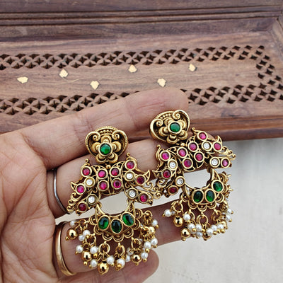 Jadau Chanbali  - Moon Earing