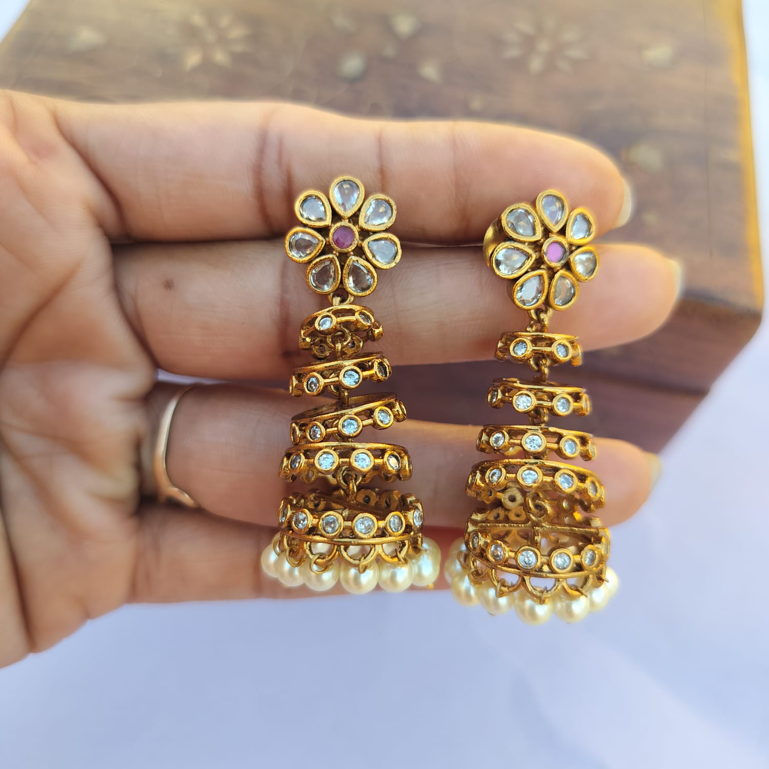 Floral Layered - Earings