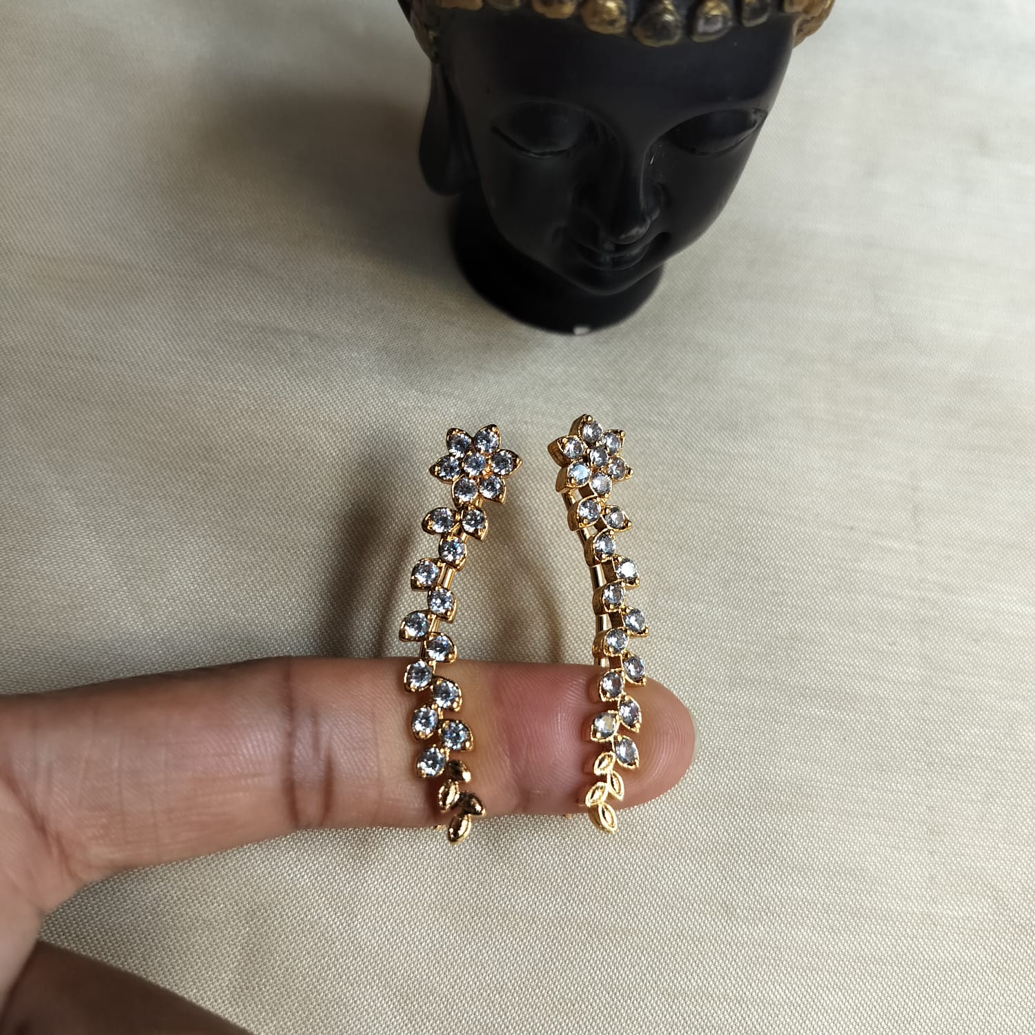 Floral Leaf - Ear cuff