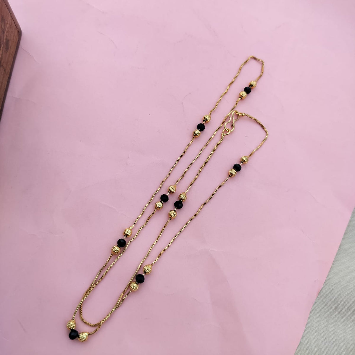Black Beads - Panchaloha Chain