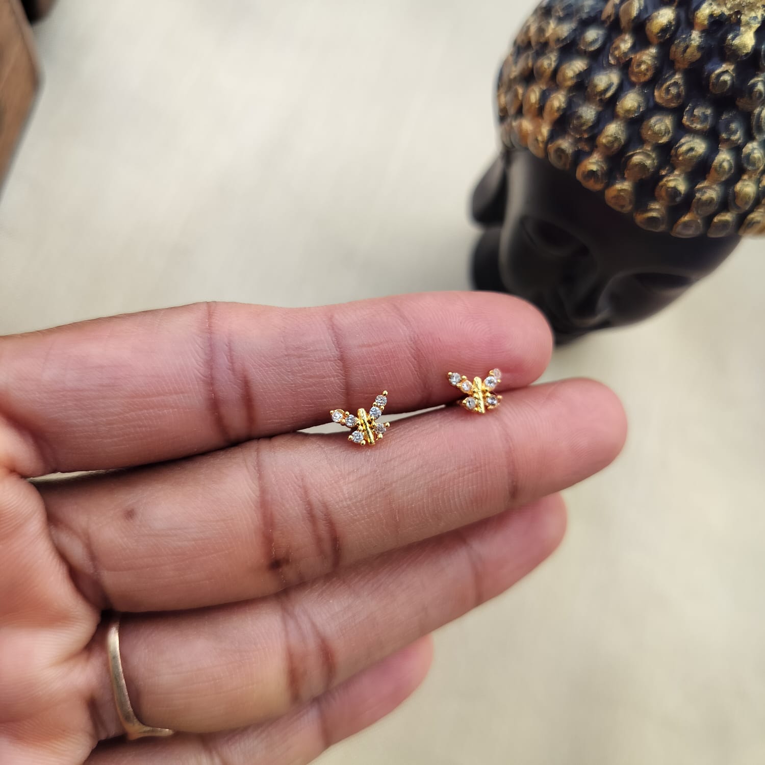 Butterfly-Baby stud