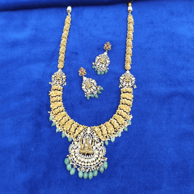 Victorian Ganapathi Hara – Green Beaded