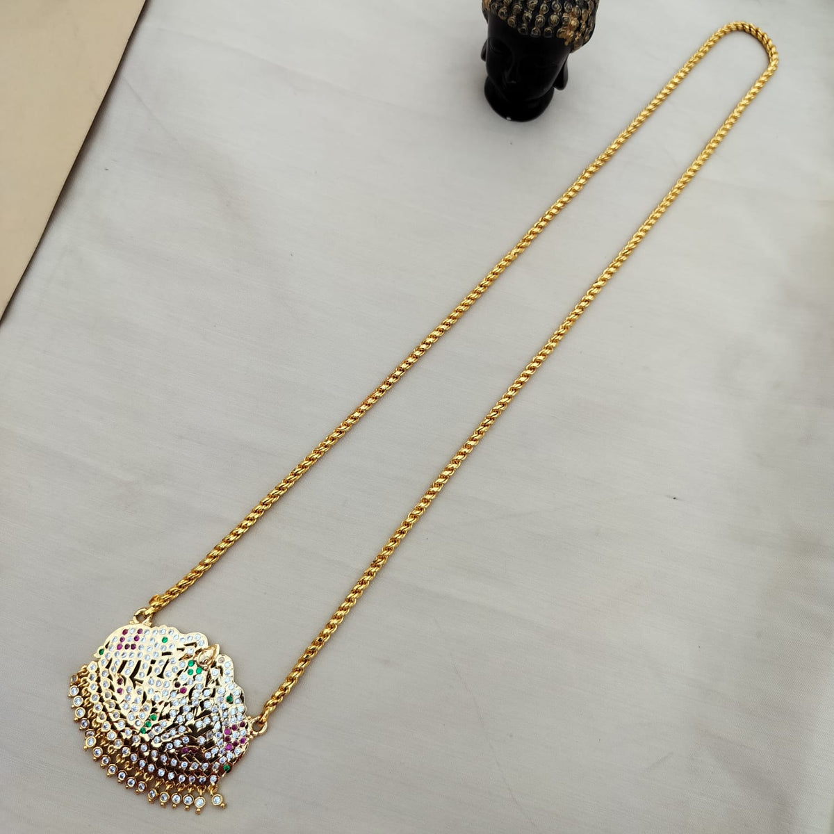 Lakshmi Panchaloha Dollar Chain