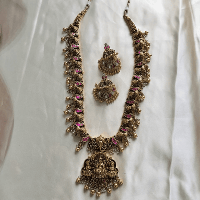 Sri Lakshmi Jadau Set -Temple Set