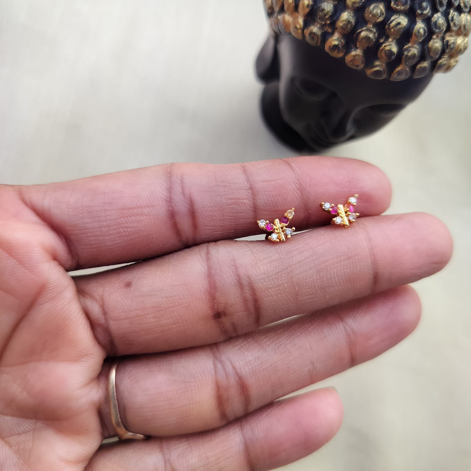 Butterfly-Baby stud